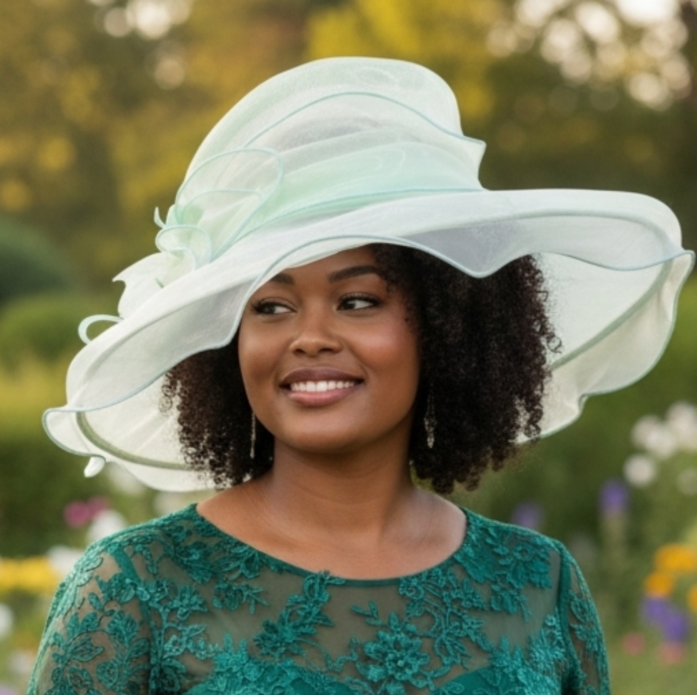 Elegant Mint Green Women's Hat